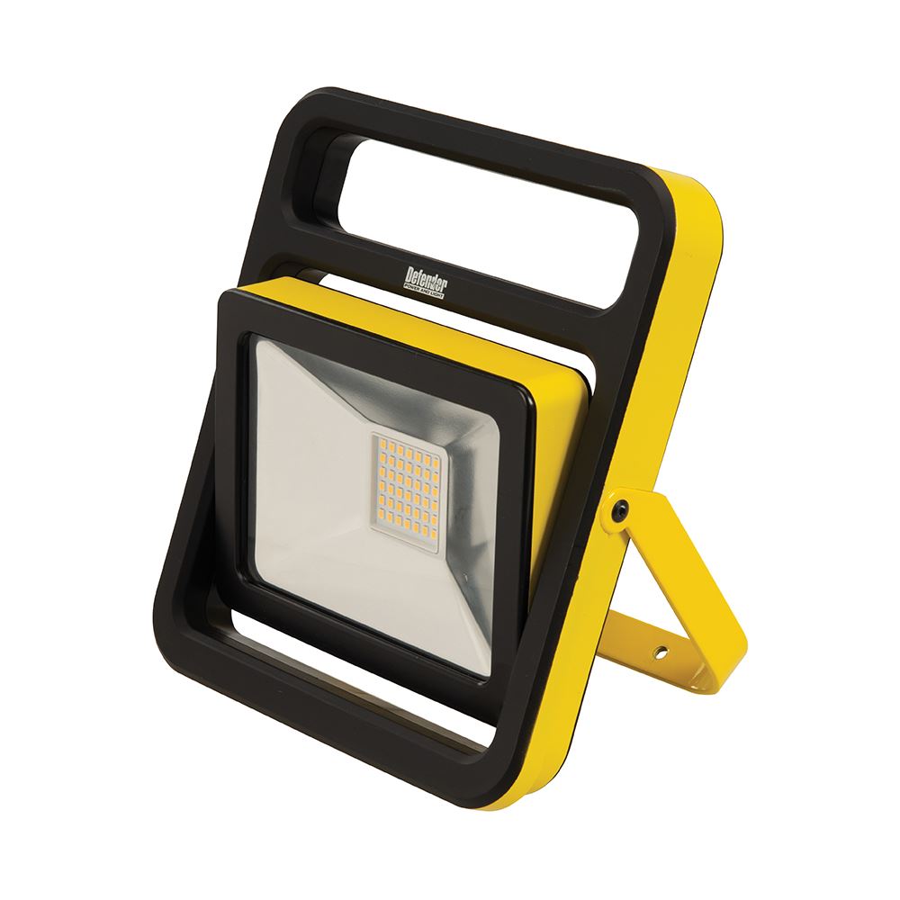 Defender Slimline LED Floor Light - 110V 20W, Aluminium & ABS