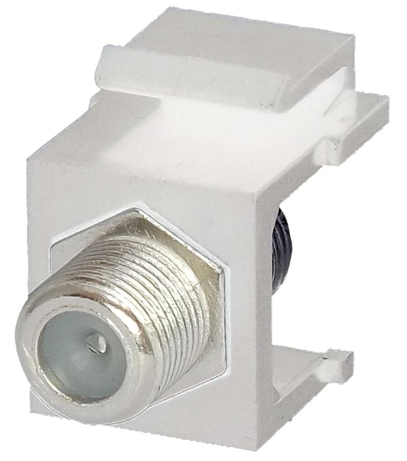 TUK F-Verbinder Keystone-Kupplung, Weiß