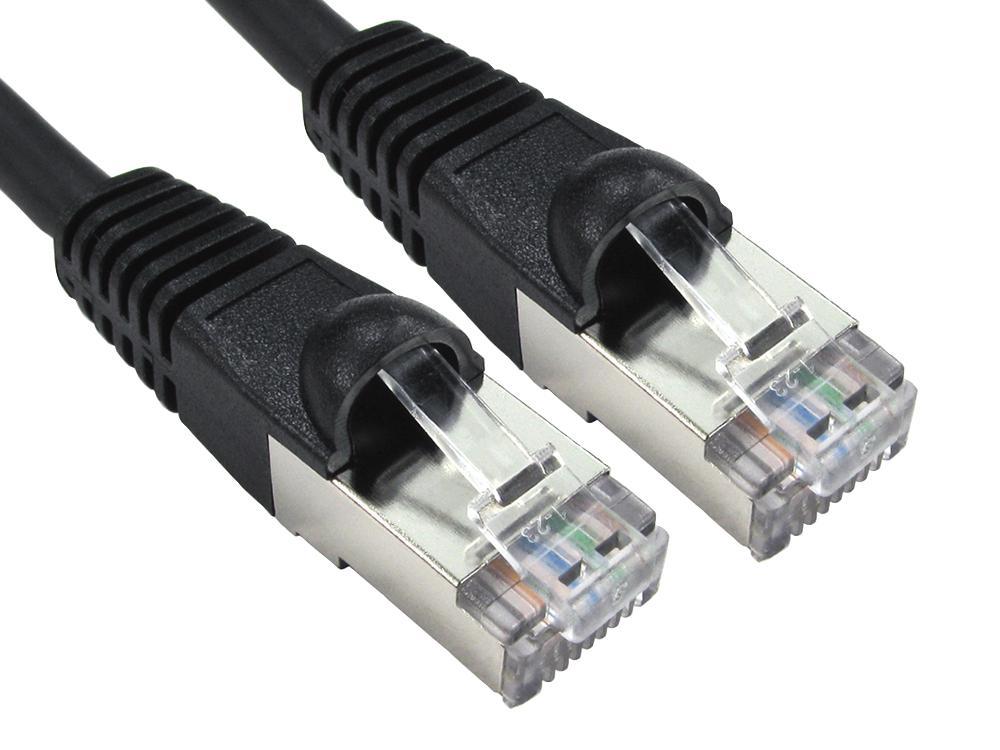 PRO SIGNAL Cat6A LSZH Ethernet Patchkabel, 1m Zwart