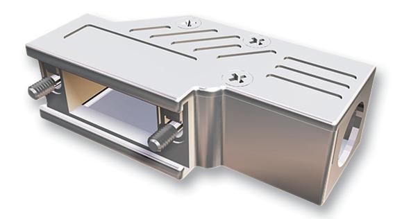 MULTICOMP 90° Backshell από Κράμα Ψευδαργύρου για 9-Pin DE Connector