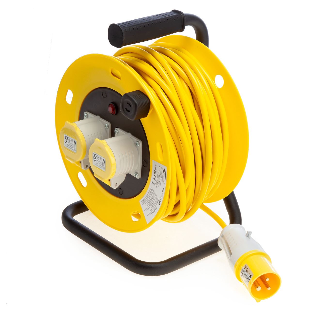 Connexion 4035 110Vケーブルリール 1.5mm 16A 25m 2コンセント
