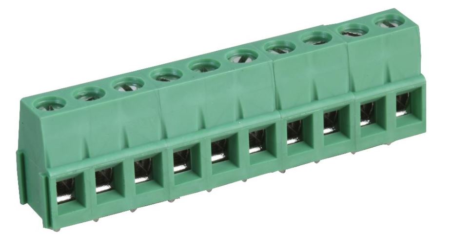 MULTICOMP PRO - 5.08mm PCB接線端子, 10位, 26AWG至12AWG, 螺絲固定
