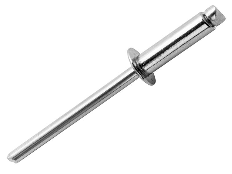Rapid Stainless Steel Rivets 4x12mm, Blister Pack of 50