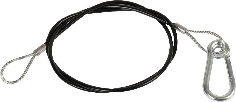 PULSE Gancetto di Sicurezza in Acciaio Zincato Rivestito in PVC, 2mm x 750mm, 3