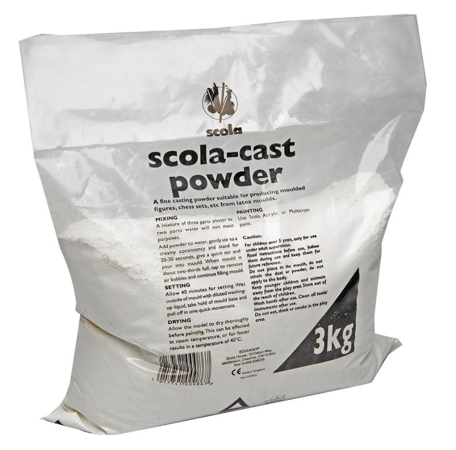 SCOLAQUIP Scolacast Casting Powder, 3kg, Quick-Set Formula