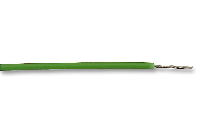 ALPHA WIRE - Kabel Peralatan PTFE UL1213 600V 30 AWG Hijau 30.5m (100ft)