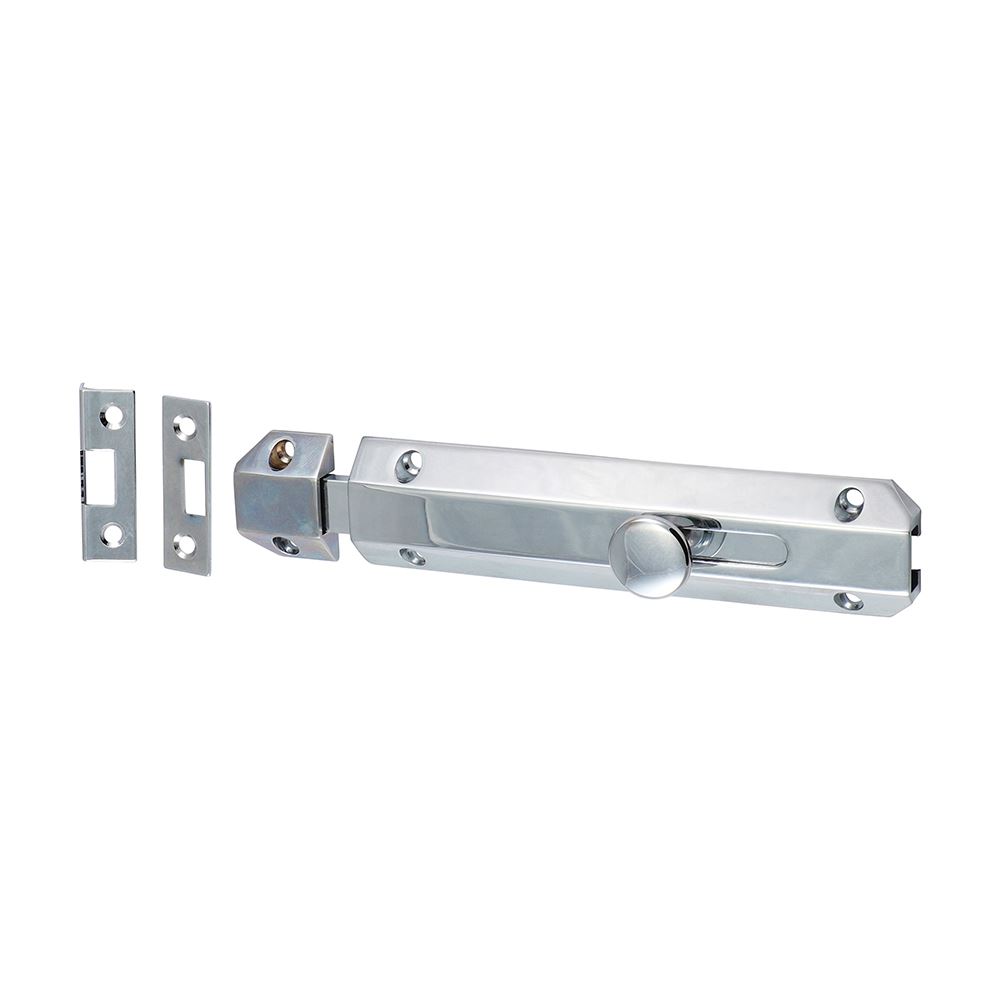 Timco Verrou plat architectural, Chrome poli, 150 x 35mm