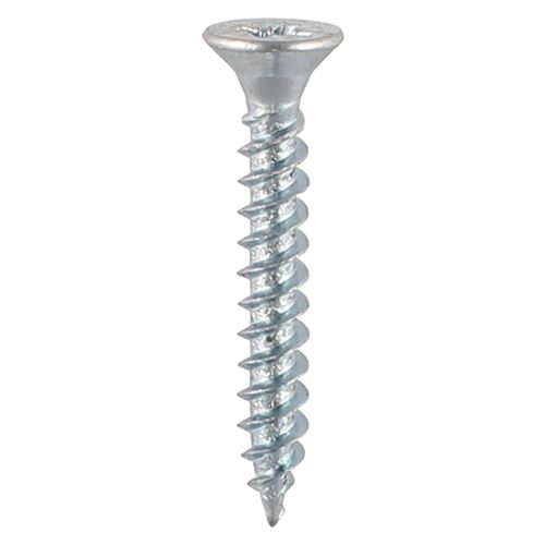 Timco Twin-Thread Woodscrews, PZ, Zinc, Size 6 x 20mm (40 Pack)