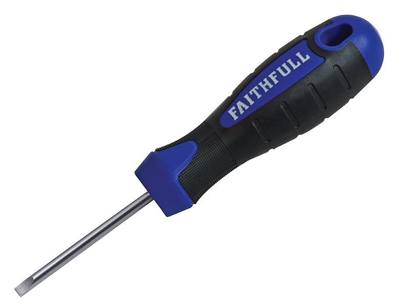 Faithfull Bradawl with Soft Grip Handle, Chisel Tip, 50mm