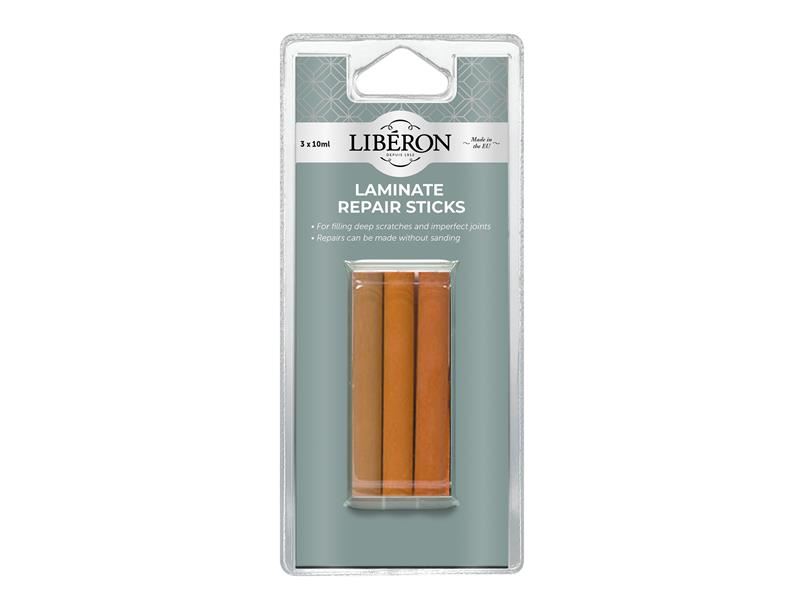 Liberon Barritas de Reparación para Laminado, Repara Arañazos en Suelos