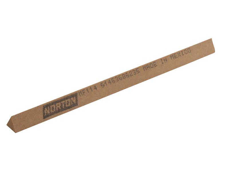 India MF114 Triangular File, Medium Grade, 100 x 6mm