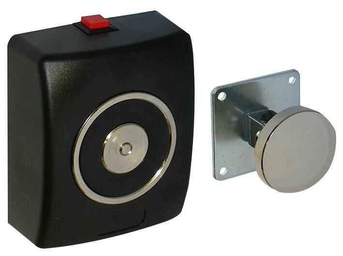 SECUREFAST - Magnet Pegang Pintu Kebakaran 24vdc Plastik Hitam
