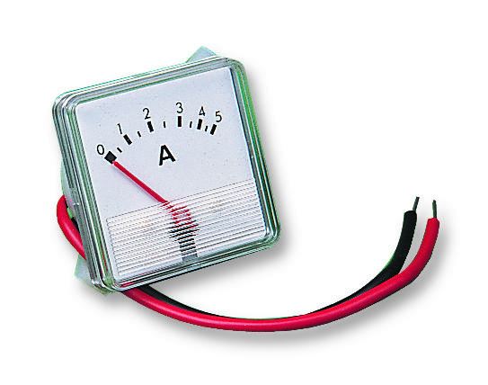 HOBUT - Analoge Batterieladeanzeige, Amperemeter 0A bis 5A