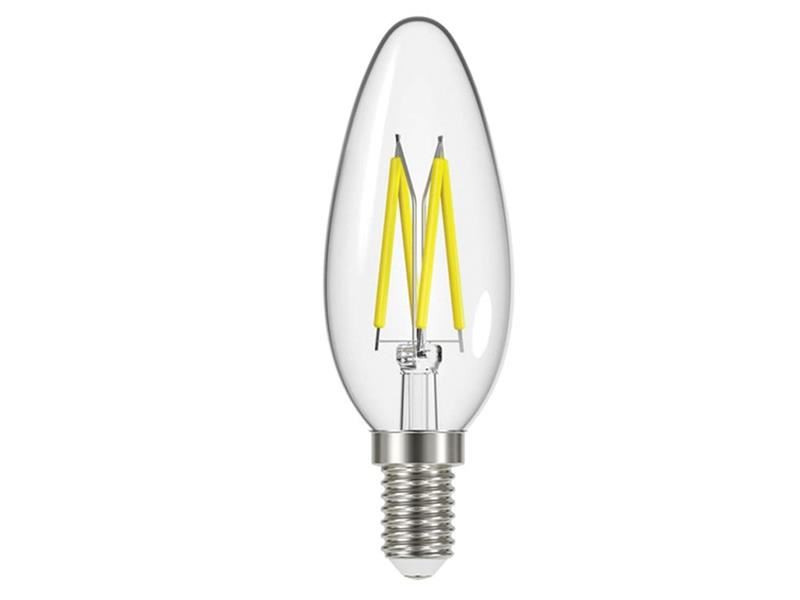 Energizer SES (E14) LED Candle Filament Bulb, Warm White 250 lm
