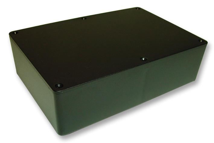MULTICOMP תיבת ABS שחורה עם מכסה, 220x150x64 מ״מ