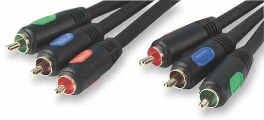 Pro Signal Cavo Audio RGB Phono (RCA) Maschio-Maschio, 15cm Nero