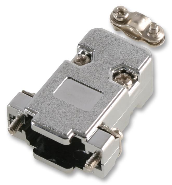 PRO POWER Hood, 9-Way D-Sub Connector, Metallised