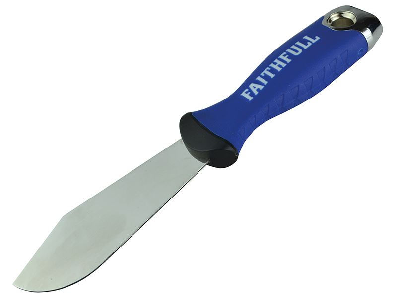 Faithfull Soft Grip Putty Knife with Stainless Steel Blade