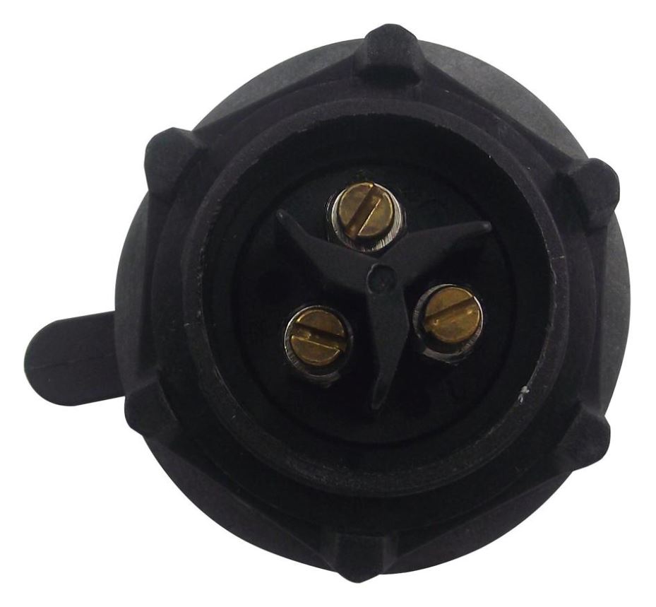 BULGIN PX0730/P Plocáil Painéal Séalaithe, 3-Bhealach, IP68