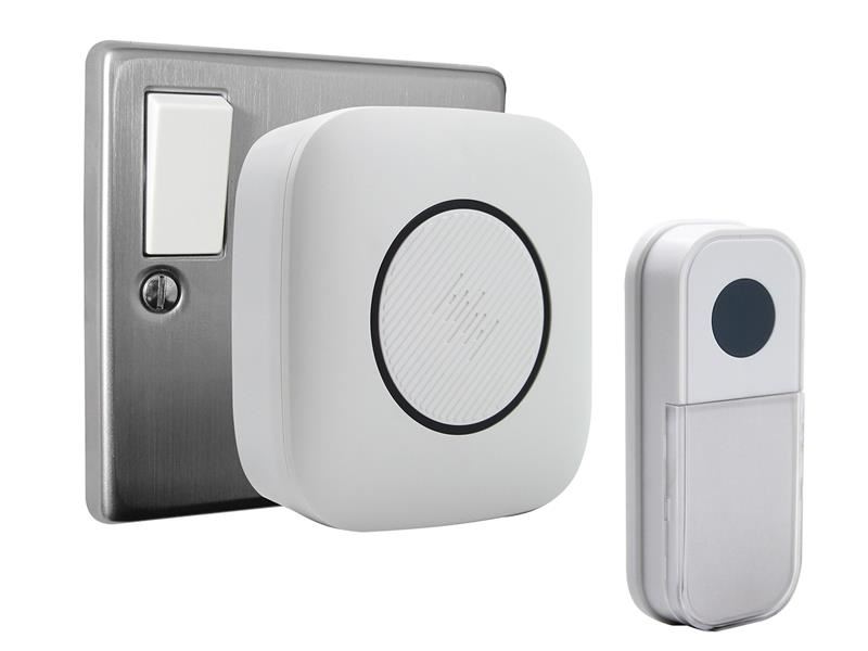 Uni-Com Plug-in Wireless Door Chime, 150m Range, IP44 Rated