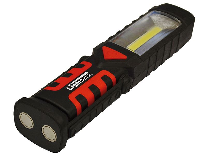 Lighthouse Torcia a LED COB da 3W con Base Girevole - 220 Lumen