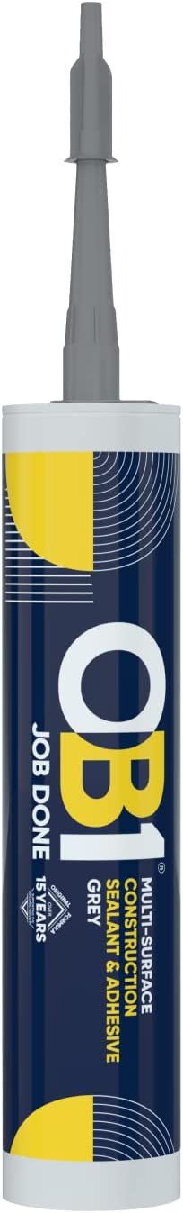 OB1 灰色 - 多用途建築密封膠及防水矽膠粘合劑