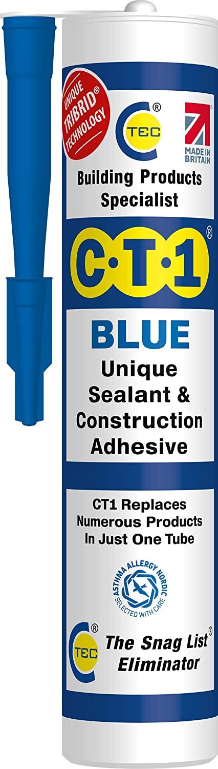 CT1 Blue TRIBRID Building Sealant & Adhesive, 1 Pack
