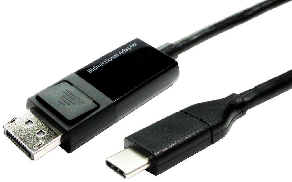 PRO SIGNAL Bi-directionele USB-C naar DisplayPort 1.4 Adapter, 1m