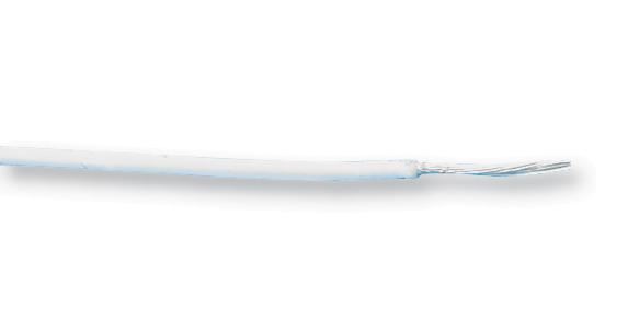 BRAND REX - PTFE 7/0.12mm A型電線 28 AWG 白色 25米