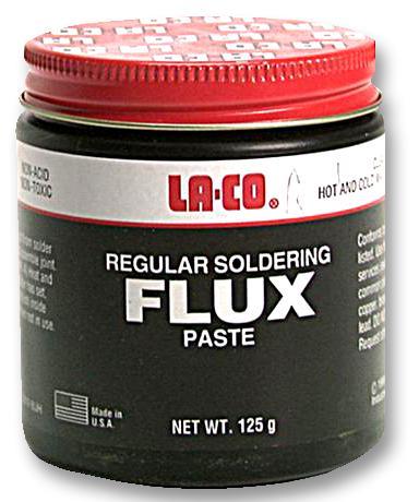 LA-CO Soldering Flux Paste, 125g, Water & Gas Usage