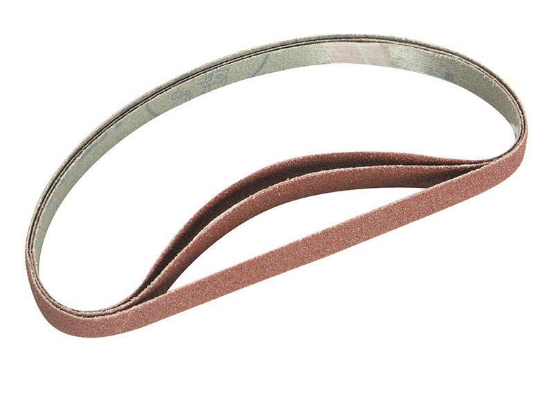 Faithfull 455mm x 13mm Cloth Sanding Belt, Aluminium Oxide, 120G