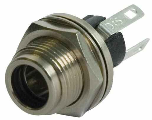 Switchcraft 2,5 mm DC paneelstopcontact, IP68, 5A 30V