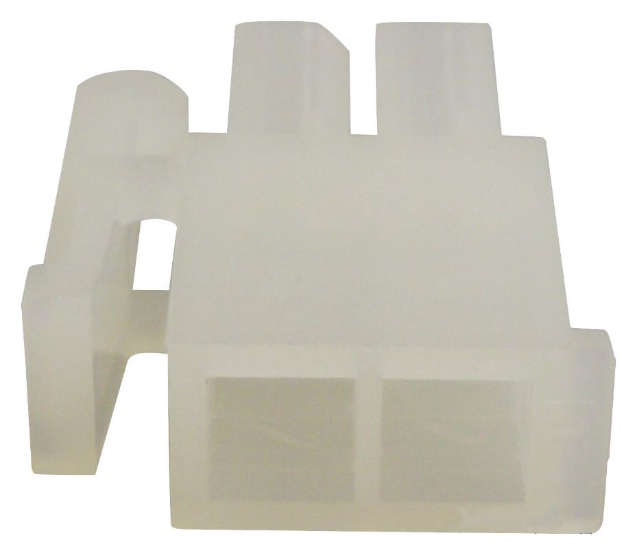 AMP TE CONNECTIVITY Receptacle Housing, 2-Way, Nylon, 94V-2