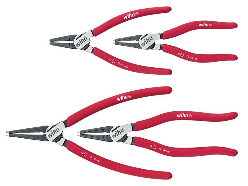 Wiha MagicTips® Classic Circlip Pliers Set, 4-Piece