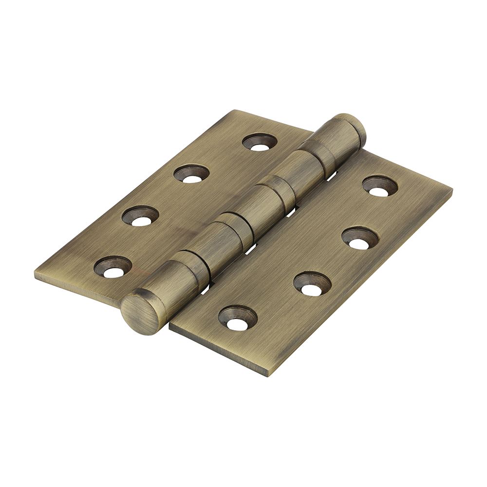 Timco パフォーマンス ボールレースヒンジ ソリッドブラス アンティークブラス 102x76mm (2枚セット)
