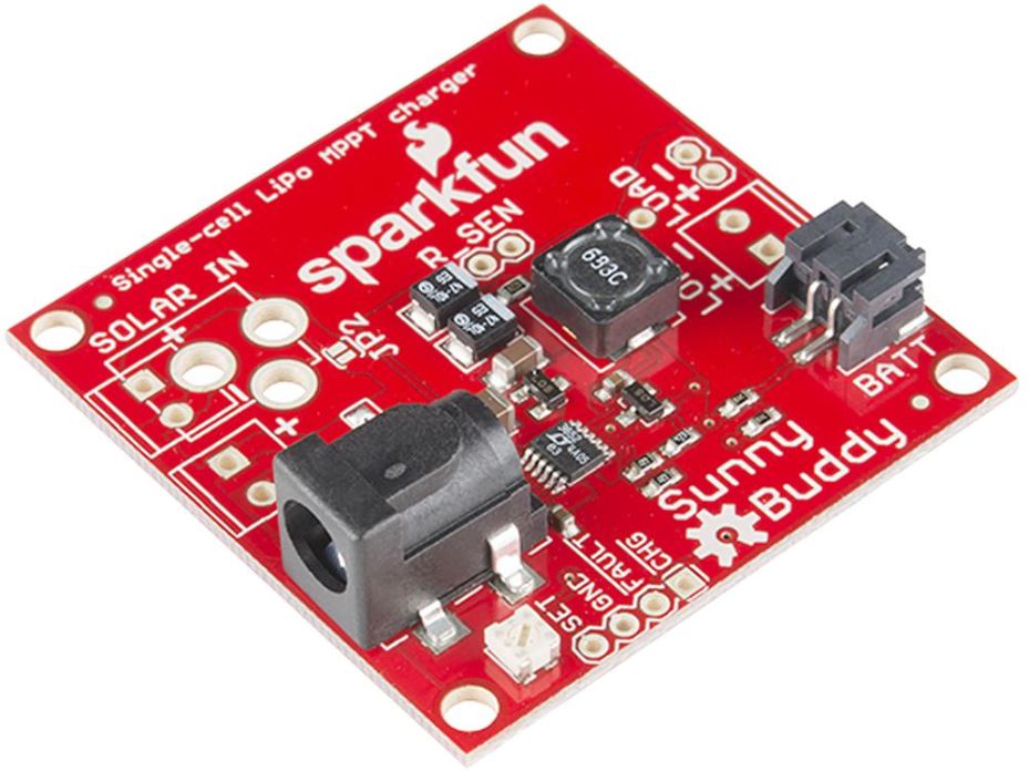SPARKFUN Sunny Buddy MPPT Solární nabíjecí deska pro LiPo baterie