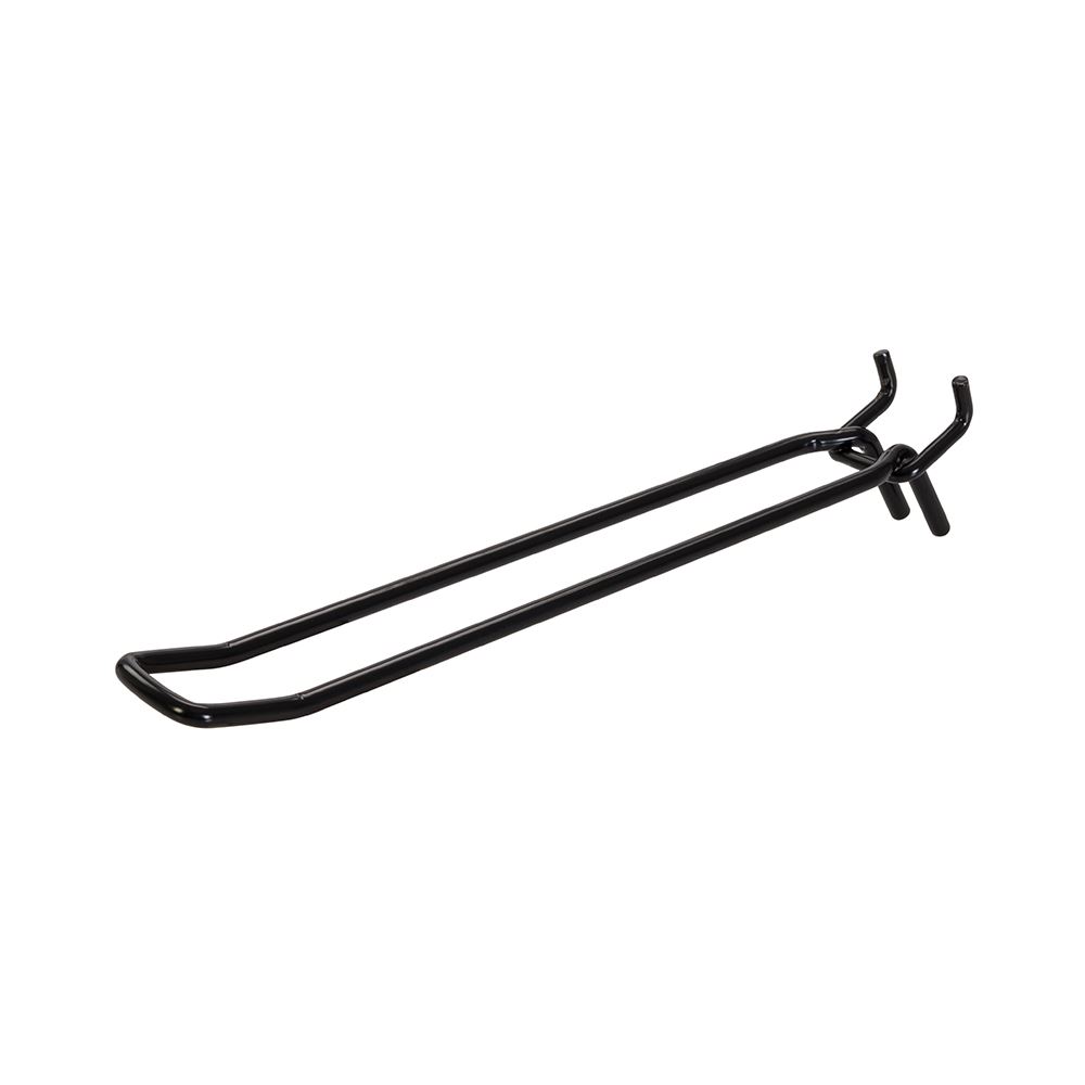Silverline Euro Hook, Black, 200mm (Pack of 20)