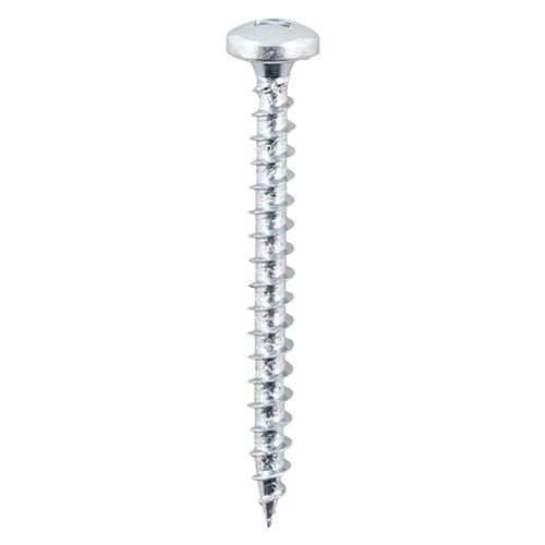 Timco ソロ チップボード＆木工用ネジ パン頭 亜鉛メッキ 4.0x25mm 200本入り