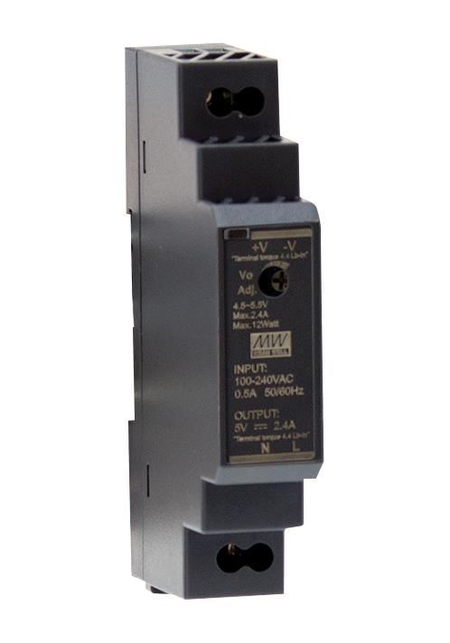 MEAN WELL 12V 1.25A 15W DIN Rail Voeding