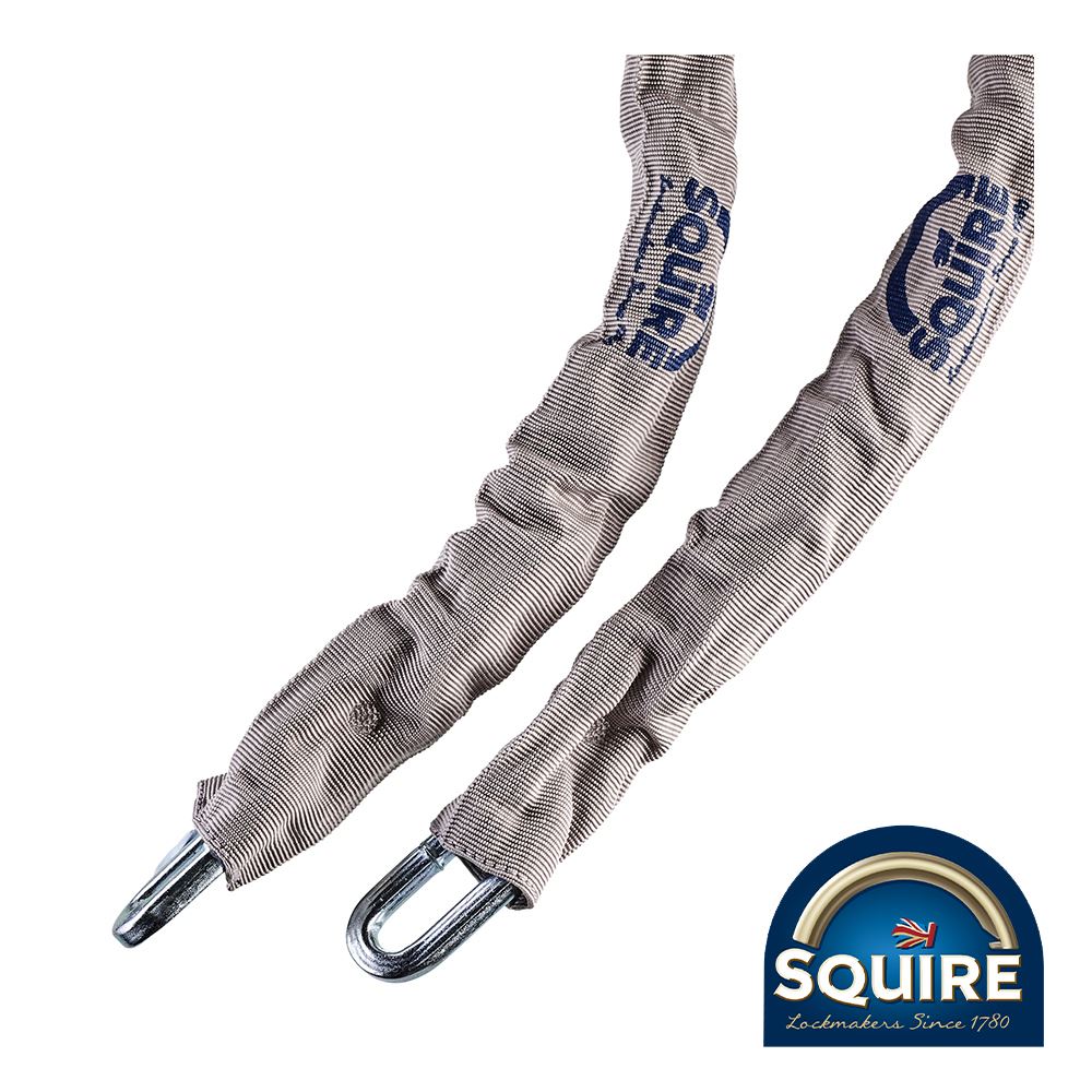 Squire Stronglock Hardened Steel X4 Chain, 8mm x 1200mm