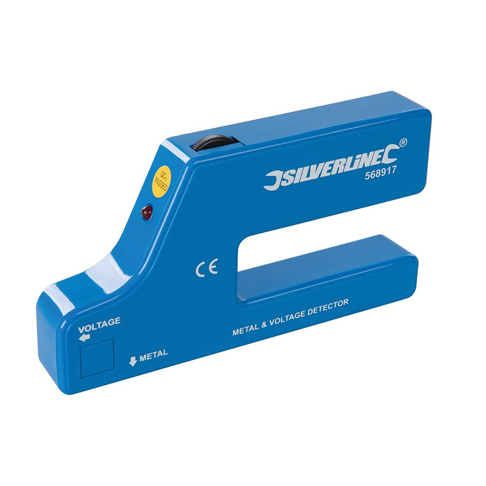 Silverline Metal & Voltage Detector with 9V Battery