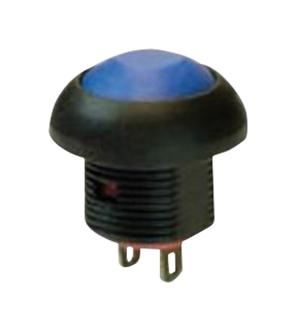 MULTICOMP PRO - Suis Tekan Momen, SPST-NO, 12.9mm, Bercahaya Biru