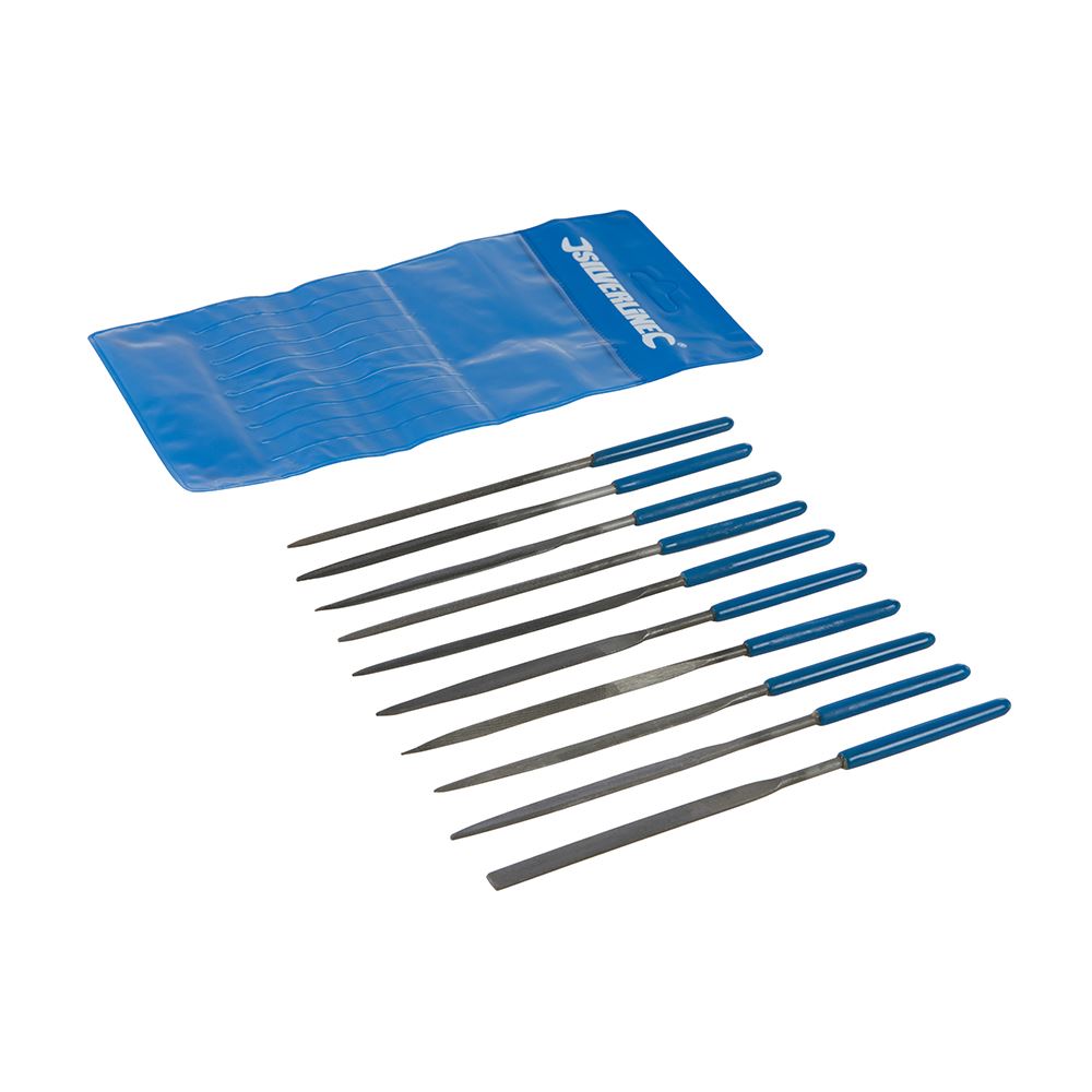 Silverline 10-Piece Needle File Set