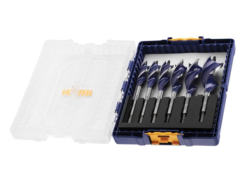 Jogo de Brocas para Madeira IRWIN Blue Groove 6X, 6 Peças (16-32mm)