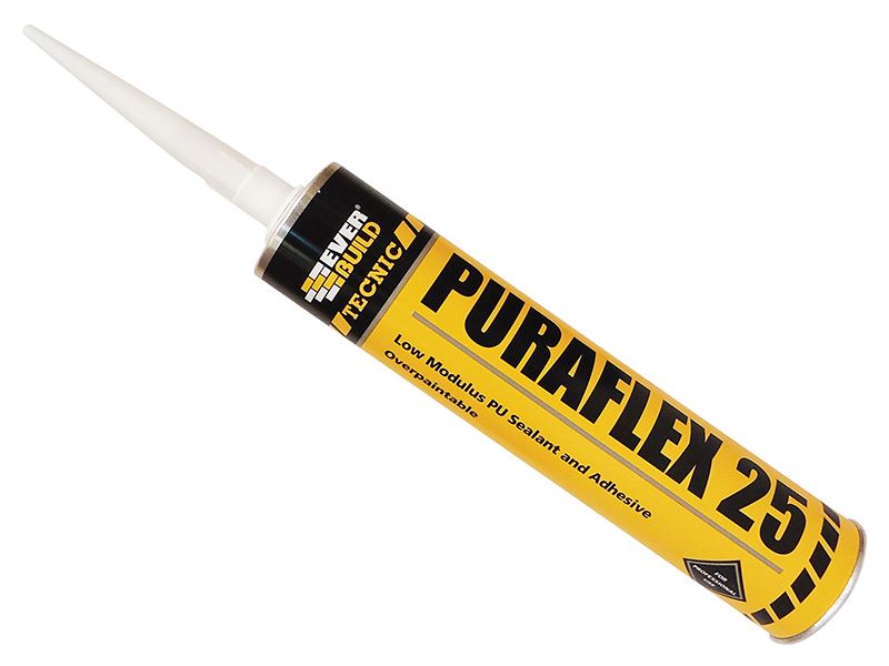 Everbuild Sika Puraflex 25 Sealant Black 300ml