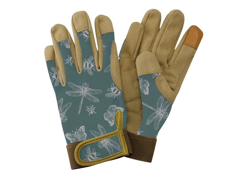 Kent & Stowe Flutter Bugs Teal Comfort Handschoenen, Dames Small