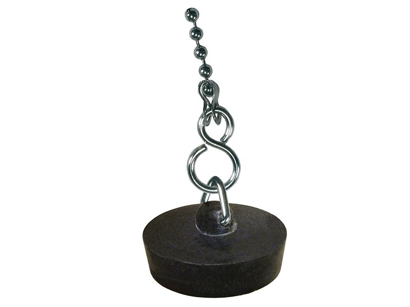 Chaîne de bain chromée Faithfull avec bouchon, 45 cm (18 po)