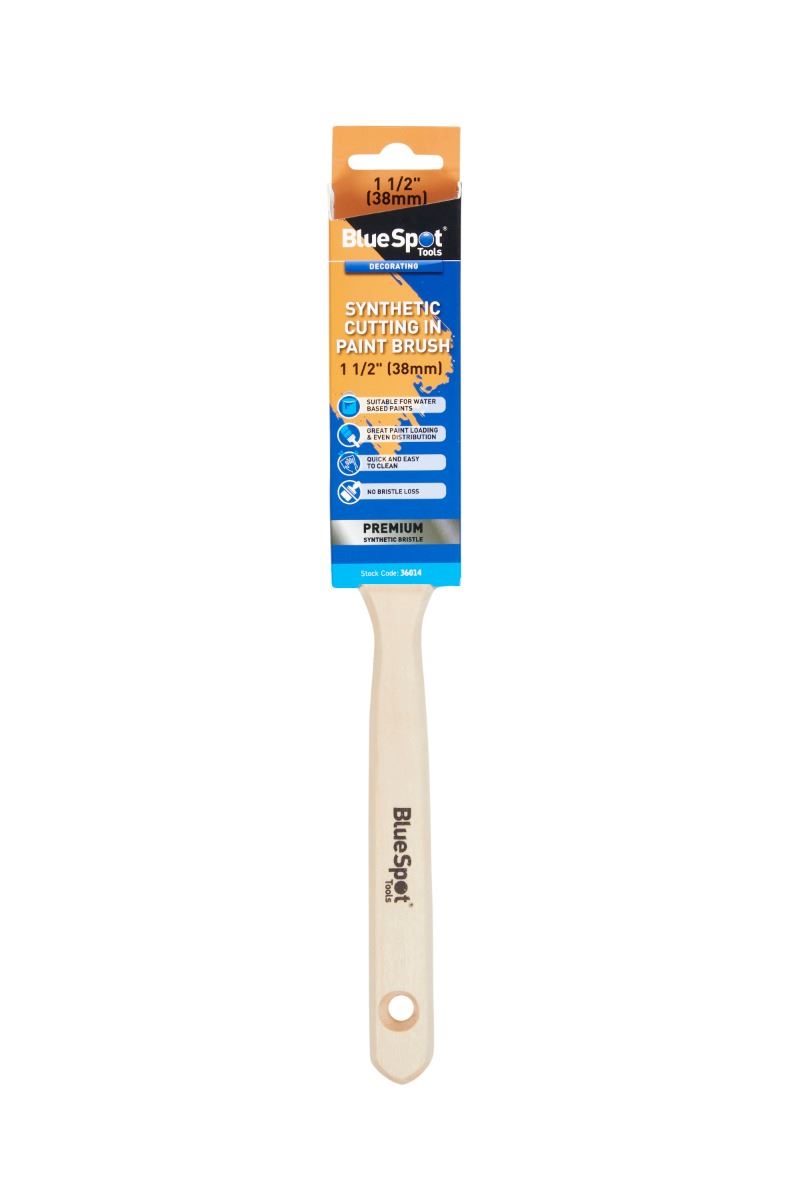 Blue Spot Tools 38mm Synthetic Cutting-In Paint Brush