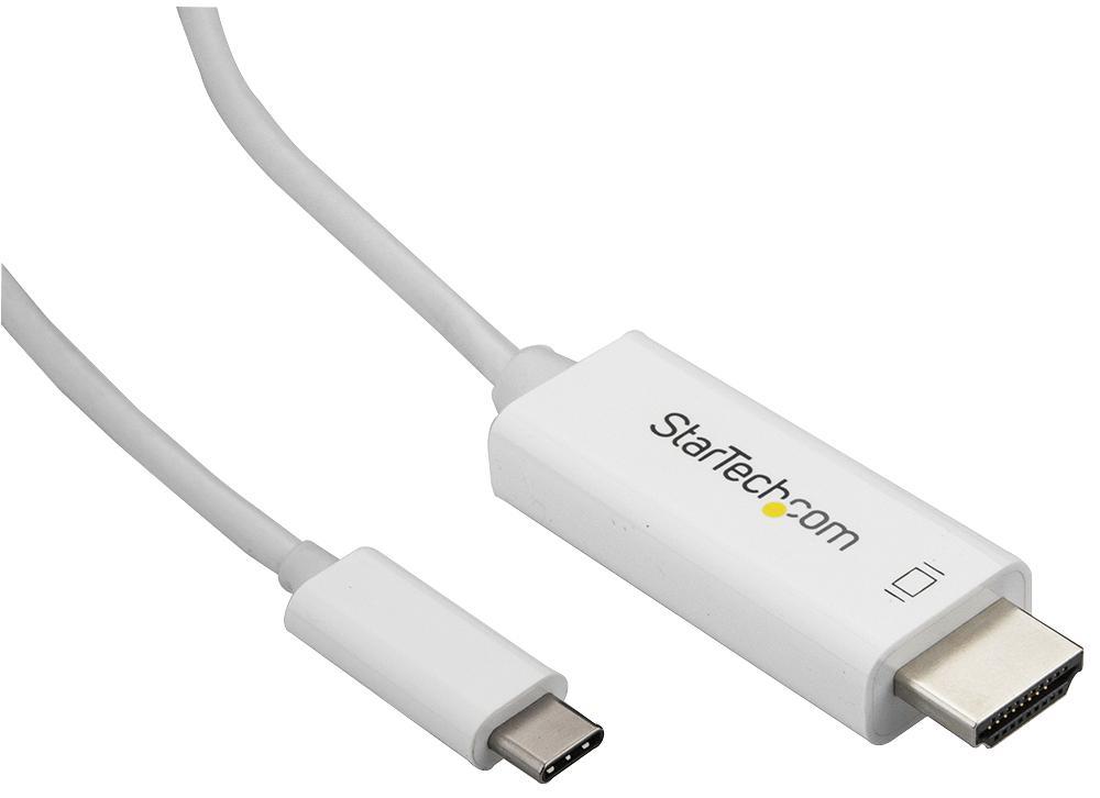 STARTECH - Kabel USB-C ke HDMI, 1m Putih