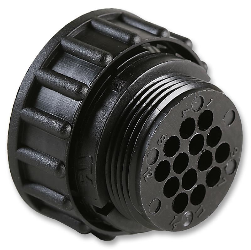 AMP - TE CONNECTIVITY Conector colgante 14 vías 183039-1, Termoplástico